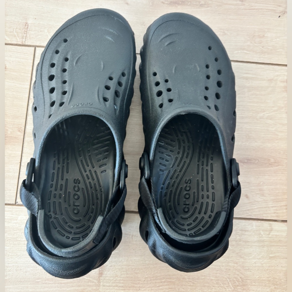 CROCS Echo Kids Shoes in Black - Picture 5 of 8
